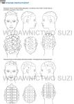 Projektowanie fryzur, wyd. SUZI, rysunek instruktażowy projektowanie fryzur, sumirska, wyd. suzi, rysunek instruktażowy